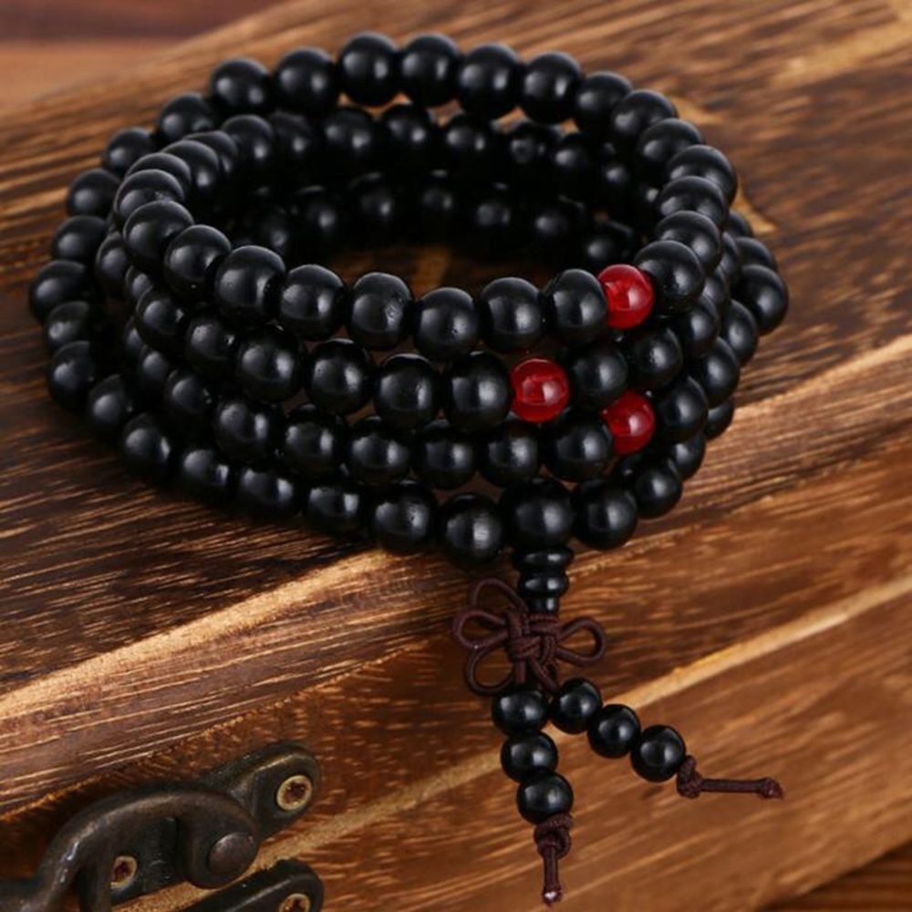 Bead Stretch Prayer Wrapped Strand Bracelet